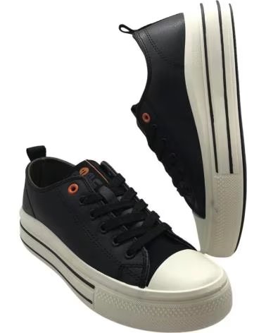 BASKETS REFRESH 170973 NOIRES À PLATEFORME NEGRO