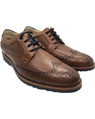 Zapatos de Hombre BAERCHI ZAPATO DE CORDONES 5452 CUERO MARRóN