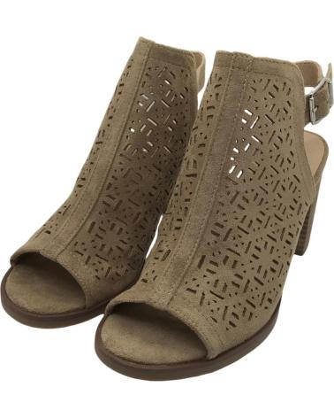 Woman Sandals ETIKA SANDALIA ABOTINADA ETIKA AGUADULCE 02 31118 CAMEL