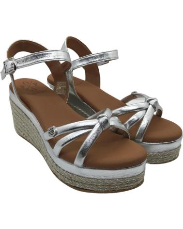 Sandalias de Mujer POPA SANDALIA MUJER TAMPA PLATA