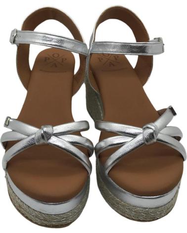 Sandalias de Mujer POPA SANDALIA MUJER TAMPA PLATA