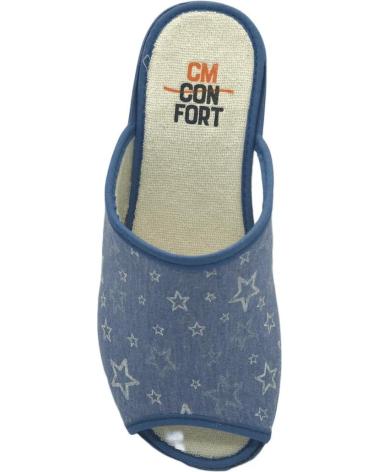 Pantofole per Donna CMCONFORT ZAPATILLA CASA MUJER CM CONFORT 20243 CELESTE