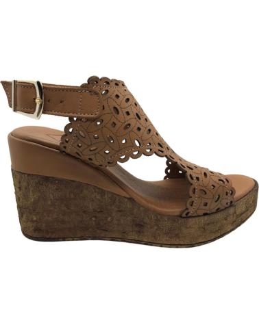 Sandalias de Mujer TOP3 SANDALIA CUNA MUJER 23401 CUERO