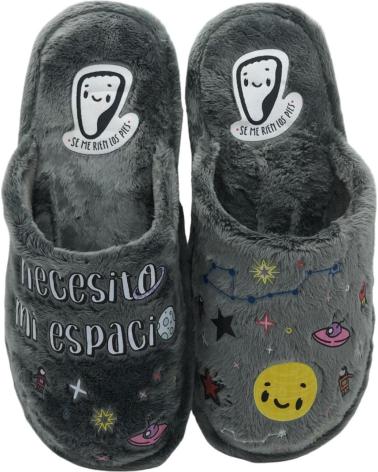 Calzado de casa de Mujer SE ME RIEN LOS PIES ZAPATILLA CASA MUJER JONAS33 GRIS