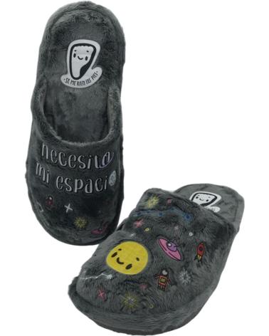 Calzado de casa de Mujer SE ME RIEN LOS PIES ZAPATILLA CASA MUJER JONAS33 GRIS