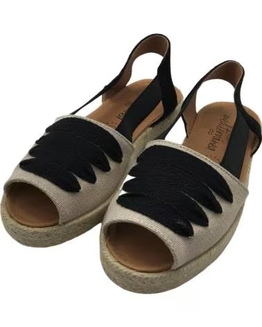 CM MEDITERRANEA ALPARGATA VALENCIANA MULHER 30140 PRETO