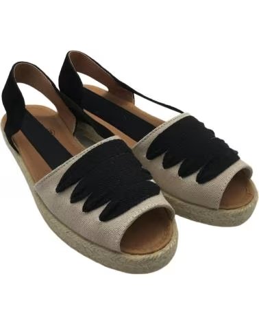 CM MEDITERRANEA ALPARGATA VALENCIANA MULHER 30140 PRETO