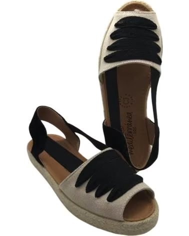 CM MEDITERRANEA ALPARGATA VALENCIANA MULHER 30140 PRETO