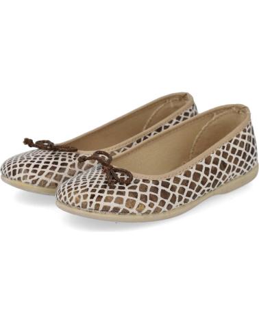 BALLERINE BUBBLE BOBBLE 701-547 CON FIOCCO PER BAMBINA - RAME COBRE