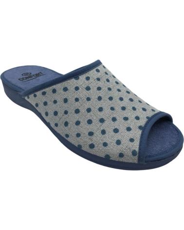 Woman House slipers CMCONFORT ZAPATILLA DESTALONADA CASA MUJER 40085 AZUL