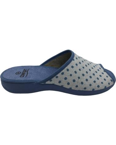 Pantofole per Donna CMCONFORT ZAPATILLA DESTALONADA CASA MUJER 40085 AZUL