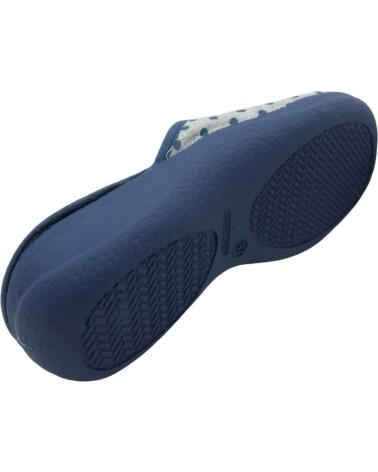 Woman House slipers CMCONFORT ZAPATILLA DESTALONADA CASA MUJER 40085 AZUL