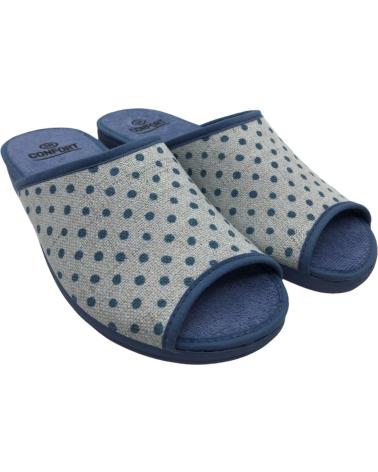 Woman House slipers CMCONFORT ZAPATILLA DESTALONADA CASA MUJER 40085 AZUL