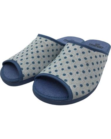Woman House slipers CMCONFORT ZAPATILLA DESTALONADA CASA MUJER 40085 AZUL