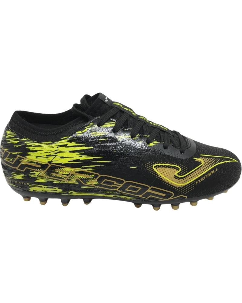 Sportivo-De-Niño-JOMA-BOTA-FUTBOL-CESPED-ARTIFICIAL-SUPERCOPA-2301-NEGRO