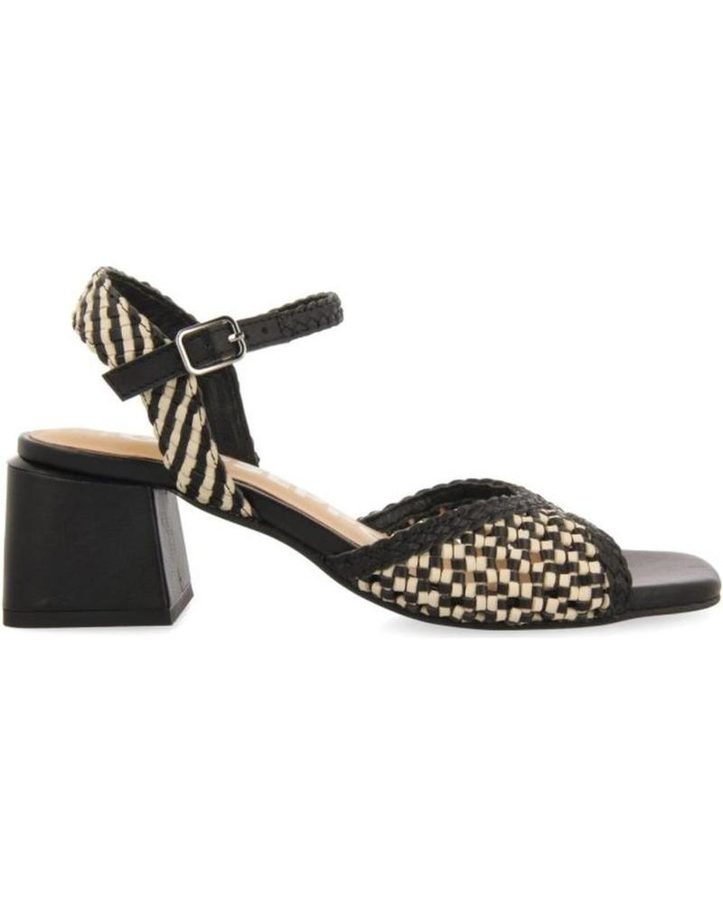 Sandálias de Mulher GIOSEPPO SANDALIAS DE TACN CON PALA TRENZADA LADOSK 72292 NEGRO