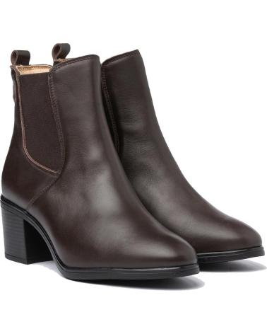 Botines de Mujer EVA MAÑAS BOTIN PIEL 1303 MARRON