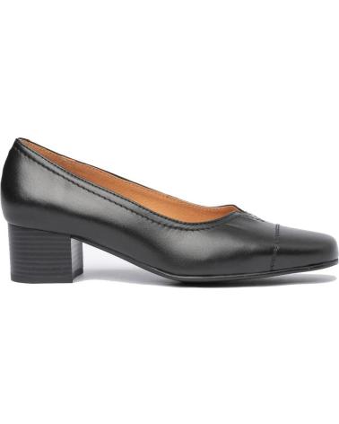 Zapatos de tacón de Mujer EVA MAÑAS SALON PIEL 1491 NEGRO