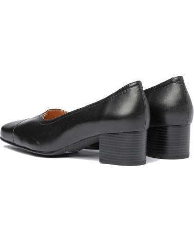 Zapatos de tacón de Mujer EVA MAÑAS SALON PIEL 1491 NEGRO