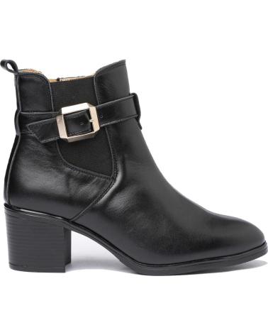 Botines de Mujer EVA MAÑAS BOTIN PIEL 1301 NEGRO