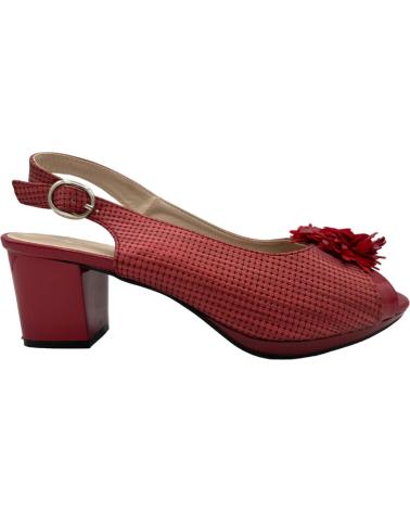 Sandalias de Mujer CALZADOMANIA SANDALIA TACON ROJO