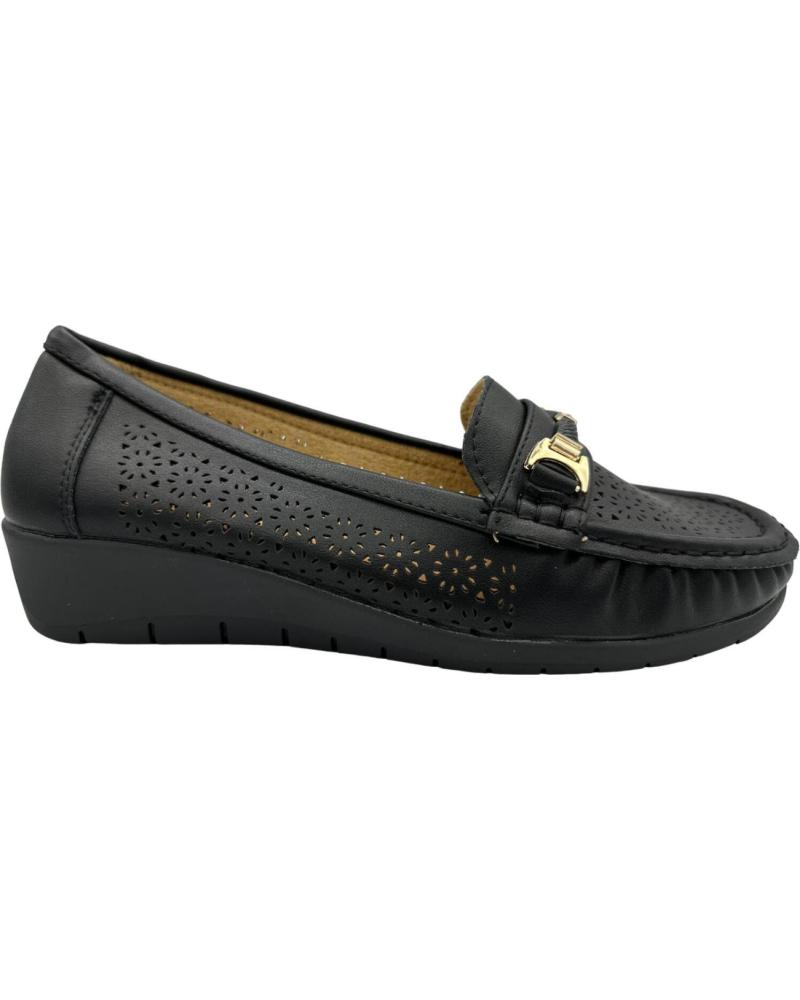 Schuhe für Damen CALZADOMANIA MOCASIN PICADO MUJER NEGRO