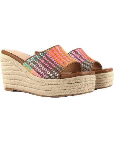 Sandalias de Mujer LOLA CASADEMUNT ZUECO PLATAFORMA LS2405006 MULTICOLOR VARIOS COLORES
