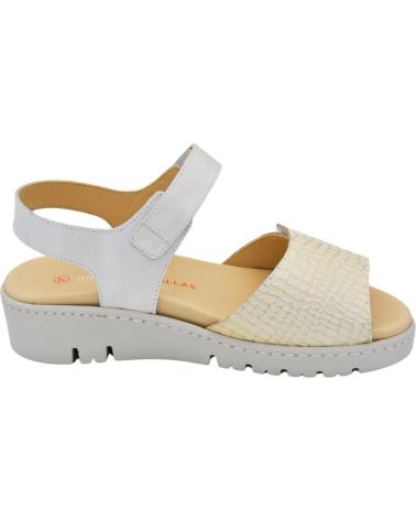 Deportivas de Mujer d`cutillas DOCTOR CUTILLAS - SANDALIAS DE CUNA PARA MUJER PIEL GRABAD BLANCO