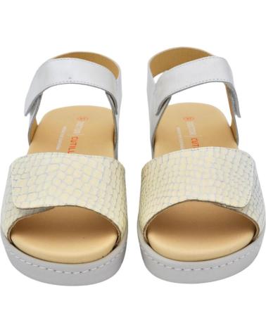 Deportivas de Mujer d`cutillas DOCTOR CUTILLAS - SANDALIAS DE CUNA PARA MUJER PIEL GRABAD BLANCO