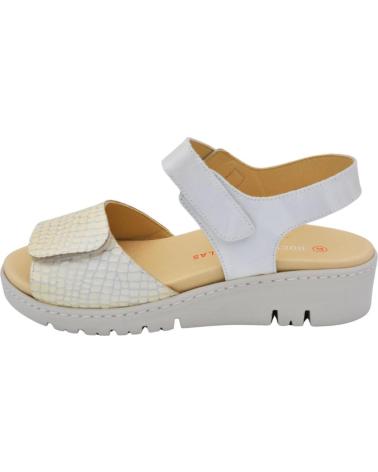 Deportivas de Mujer d`cutillas DOCTOR CUTILLAS - SANDALIAS DE CUNA PARA MUJER PIEL GRABAD BLANCO