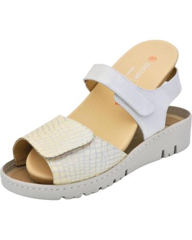 Deportivas de Mujer d`cutillas DOCTOR CUTILLAS - SANDALIAS DE CUNA PARA MUJER PIEL GRABAD BLANCO