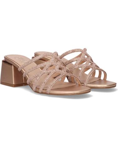 Sandalen für Damen EXE SANDALIA TACON CARMEN-246 STRASS GOLD PINK GOLD