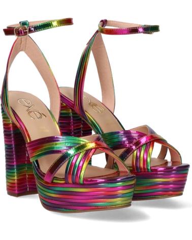 Sandalias de Mujer EXE SANDALIA TACON OPHELIA-832 MULTICOLOR MIRROR MULTICOLOR