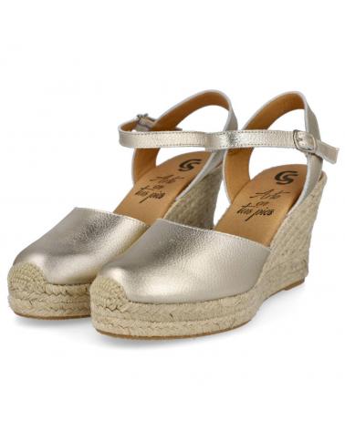 Sandalias de Mujer BUBBLE BOBBLE 940 ALPARGATAS YUTE MUJER ORO