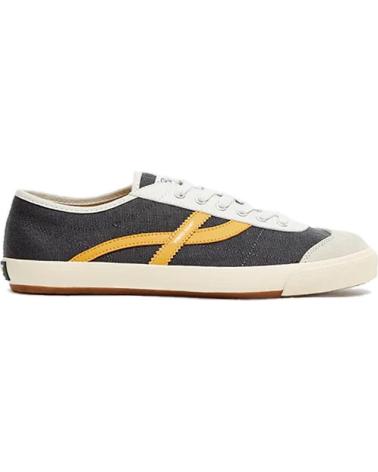 Zapatillas deporte de Hombre POMPEII ZAPATILLAS DE LONA BELL CANVAS HOMBRE GRIS