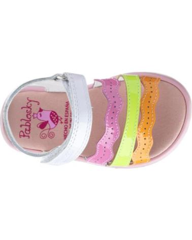 Sandalias de Niña PABLOSKY MODELO 38 509 BLANCO