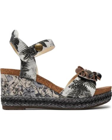 Sandalias de Mujer LAURA VITA FACYO-80 PIEL NEGRA NEGRO