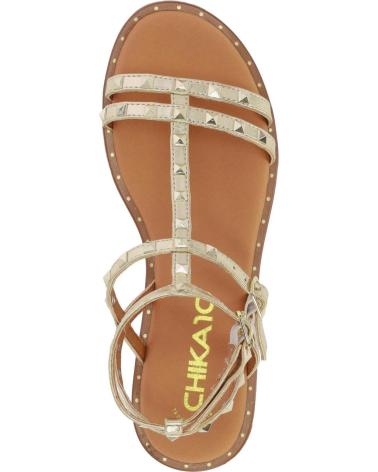 Sandalias de Mujer chika10 MUSAKA 02 ORO-GOLD