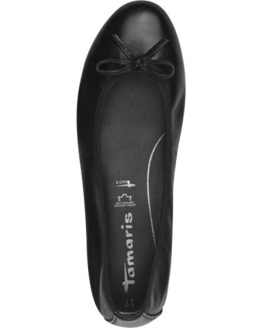 TAMARIS BAILARINAS MUJER MODELO 22116 41 COLOR NEGRO BLACK