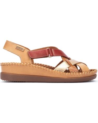 Sandalias de Mujer pikolinos SANDALIAS DE MUJER CON TIRAS CRUZADAS ALMOND