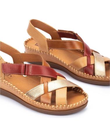Sandalias de Mujer pikolinos SANDALIAS DE MUJER CON TIRAS CRUZADAS ALMOND
