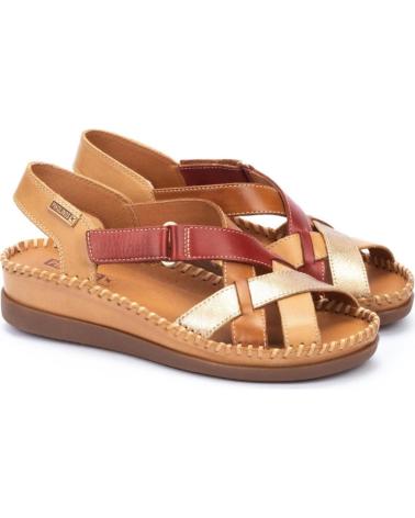 Sandalias de Mujer pikolinos SANDALIAS DE MUJER CON TIRAS CRUZADAS ALMOND