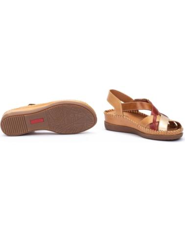 Sandalias de Mujer pikolinos SANDALIAS DE MUJER CON TIRAS CRUZADAS ALMOND