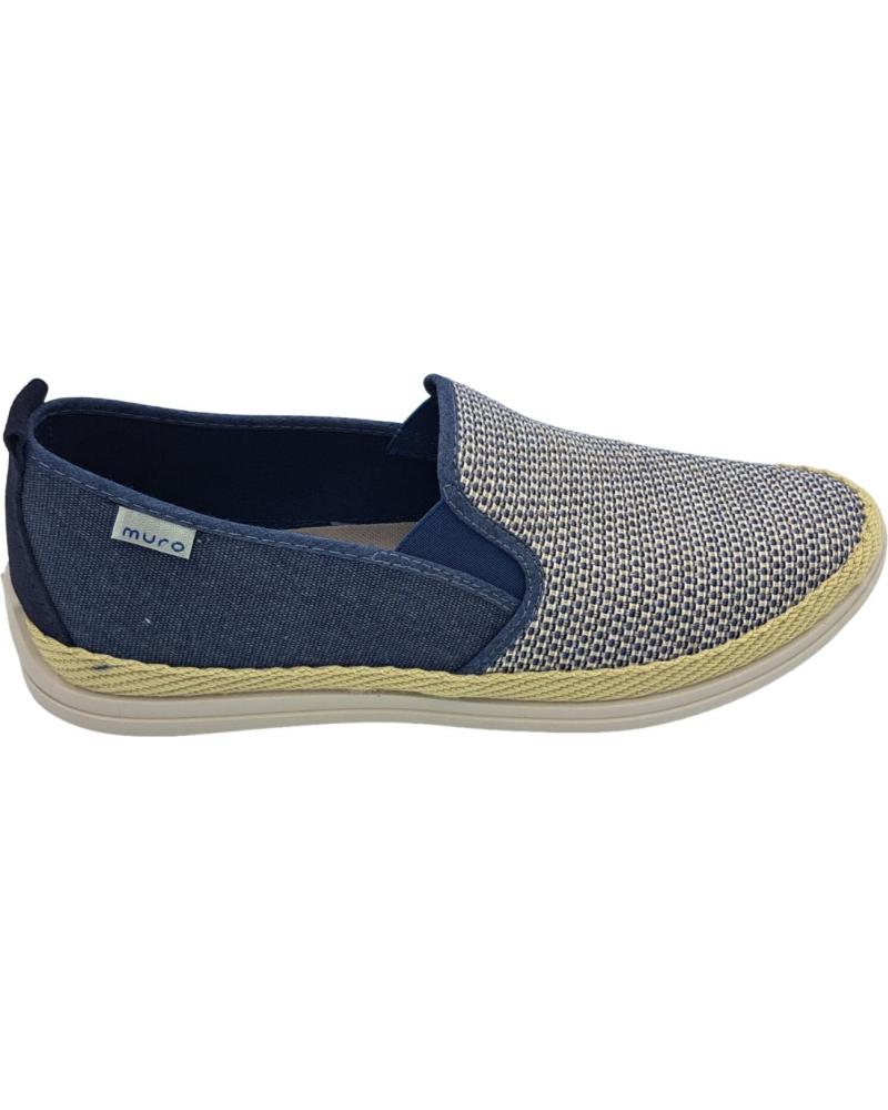 Scarpe-De-Hombre--ZAPATILLA-LONA-MARINO