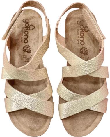 Sandali-De-Mujer-YOKONO-SANDALIAS-CUNA-METALIZADAS-PLATINO