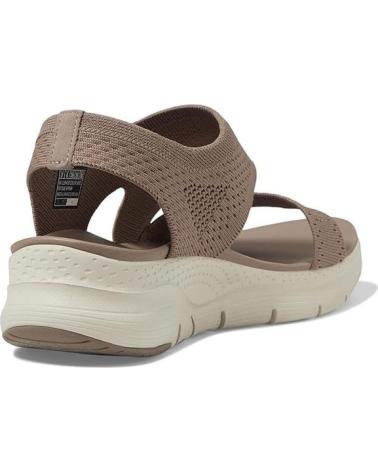 Sandalias-deportivas-de-mujer-SKECHERS-SANDALIAS-PLANAS-119458-MUJER-MARRON-MARRóN