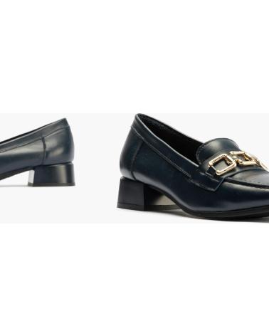 Woman shoes PITILLOS MOCASIN TACON PARA MUJER 5770 COLOR MARINO