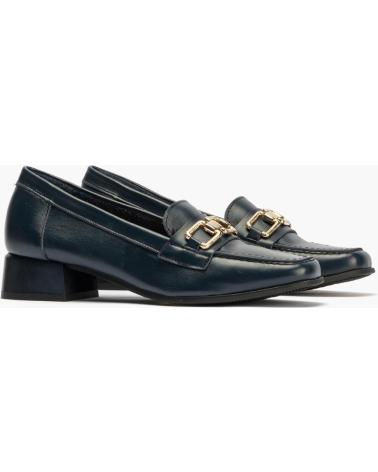 Woman shoes PITILLOS MOCASIN TACON PARA MUJER 5770 COLOR MARINO
