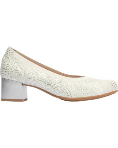 PITILLOS 5720 SILVER BLOCK HEEL PUMPS PLATA