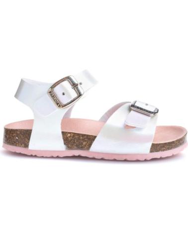 PABLOSKY SANDALIA BIO CON HEBILLAS PARA NINA 428300 COLOR IZADO METAL